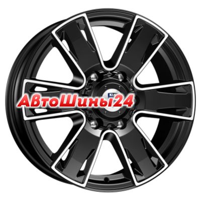 7x17/6x139,7 ET38 D100,1 Севенна-оригинал (КС726) Алмаз черный