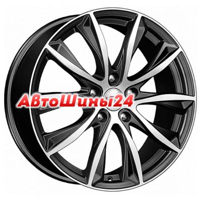 7,5x18/5x114,3 ET37 D66,6 Каzантип (КС684М) Блэк Джек