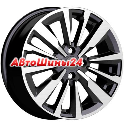 6,5x16/4x100 ET41 D60,1 Эрман (КС997) Алмаз черный