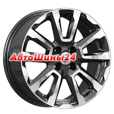 6,5x16/4x100 ET45 D60,1 КС1026 Алмаз черный