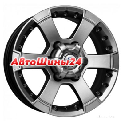 7x16/6x139,7 ET38 D100,1 M56 (КС593) Дарк платинум