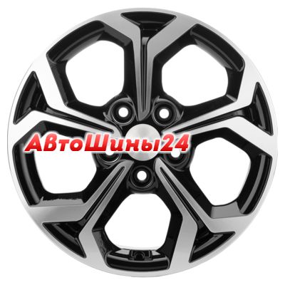 6,5x16/5x114,3 ET45 D60,1 KHW1606 (Toyota/Suzuki) Black-FP
