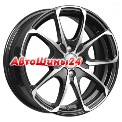 6x16/4x114,3 ET40 D67,1 Такеши (КС877) Блэк Джек