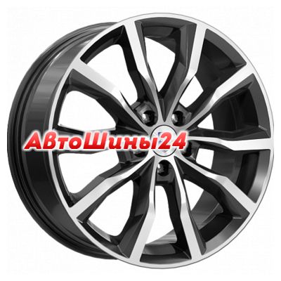 7,5x18/5x115 ET40 D70,2 Портер (КС906) Алмаз черный