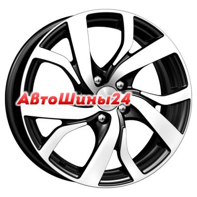 6,5x16/5x114,3 ET45 D60,1 Палермо-оригинал (КС607) Алмаз черный