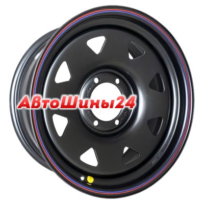 8x18/6x139,7 ET15 D110 Тойота Ниссан (треуг. мелкий) Черный