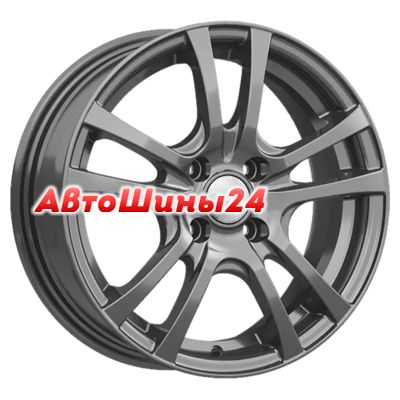 6x15/5x100 ET38 D57,1 Дели (КЛ300) Графит