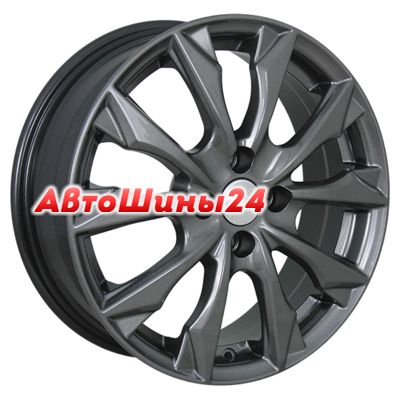 6x16/4x100 ET50 D60,1 Нагоя (КЛ312) Графит