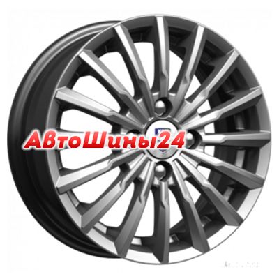 5,5x14/4x100 ET46 D54,1 Акцент-оригинал (КС641) Дарк платинум