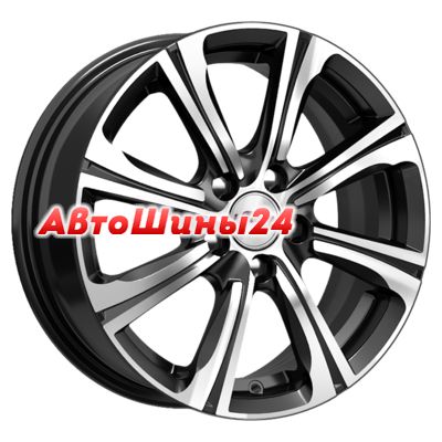 6x15/4x100 ET40 D67,1 Апероль (КС862) Блэк Джек