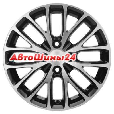 6x15/4x100 ET37 D60,1 KHW1506 (XRay) Black-FP