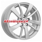 6x15/4x100 ET40 D60,1 Renault Logan II (КС876) Сильвер