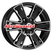 7x17/6x139,7 ET33 D100,1 Севенна (КС726) Алмаз черный