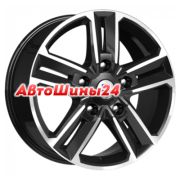 8x18/5x114,3 ET45 D66,1 Backfire (КС763M) Алмаз черный