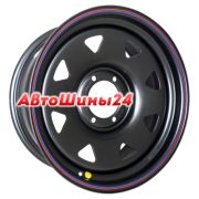 8x17/6x139,7 ET25 D110 Тойота Ниссан (треуг. мелкий) Черный