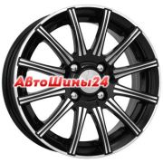 6x15/5x105 ET39 D56,6 Сиеста-оригинал (КС474) Алмаз черный