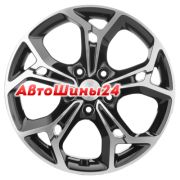 7x17/5x112 ET49 D57,1 KHW1702 (Octavia) Black-FP