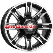 7,5x16/6x139,7 ET30 D100,1 Полюс (КС609M) Алмаз черный