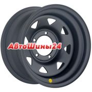 8x16/5x139,7 ET-19 D110 УАЗ (треуг. мелкий) Черный матовый