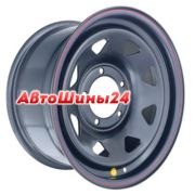 7x16/5x139,7 ET15 D110 УАЗ Х (треуг. мелкий) Черный (с увелич.полкой)