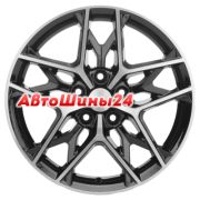 7x17/5x112 ET49 D57,1 KHW1709 (Octavia) Black-FP