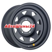 7x16/5x139,7 ET0 D110 УАЗ (треуг. мелкий) Черный матовый